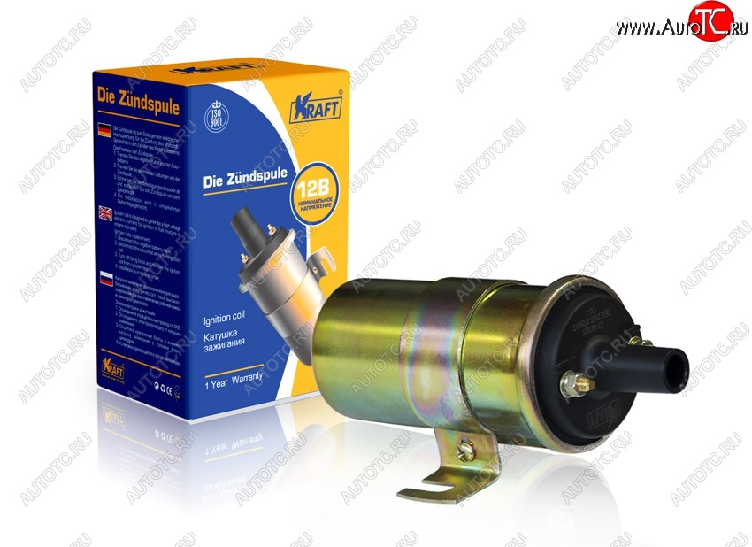 1 299 р. Катушка зажигания KRAFT Лада 21099 (1990-2004)  с доставкой в г. Белгород